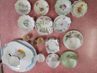 Large Mixed Lot of Shelley England Bone China - 4