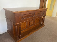 Large Regal Altar Table from Cooroy Anglican Church made locally with timber sourced from Kin Kin - C. 1925 - 2