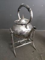 Antique E.P.B.M Teapot on Stand - 2