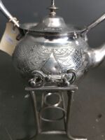 Antique E.P.B.M Teapot on Stand - 3