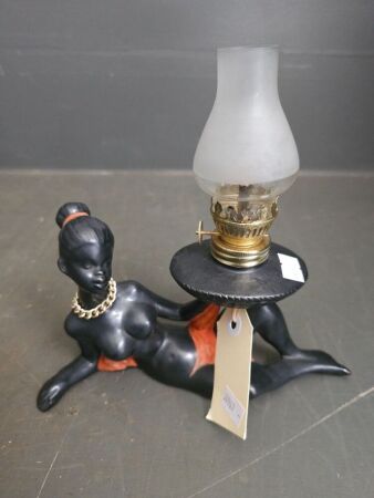 Lady with Lamp Circa 1960