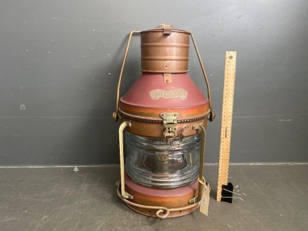 Anchor Ships Mast Head Copper Oil Lantern