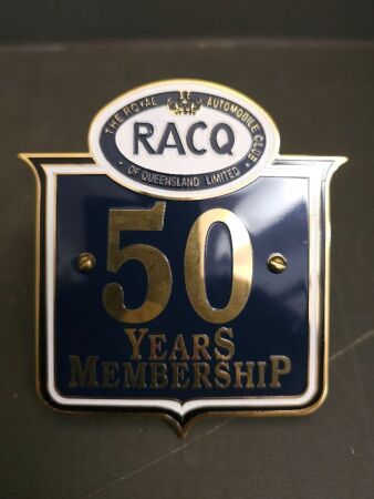 RACQ 50 Year Membership Badge