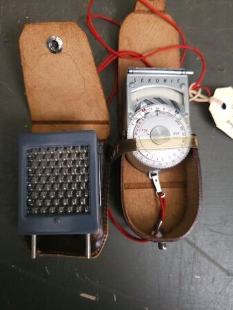 Vintage Sekonic L.8 Light Meter W. Amplifier