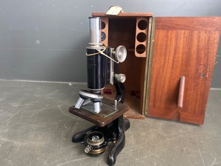 Vintage Watson & Sons "Service" Microscope C 1930s