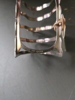 Hallmarked Sterling Silver Sheffield Toast Rack 1933 - 3