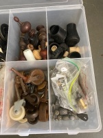 Mixed Lot of Door Knobs, Casters, Elec, Fixings & Misc. - 3