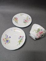 Shelley Bone China England Trio 'Wildflowers' - 2