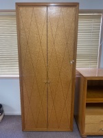 Silky Oak Wardrobe Cupboard