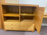 Silky Oak Entertainment Unit - 2