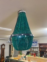 Turquoise Cote Dazur Chandelier