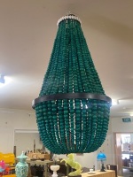 Turquoise Cote Dazur Chandelier - 2