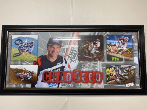 Framed Chad Reed Photo Board