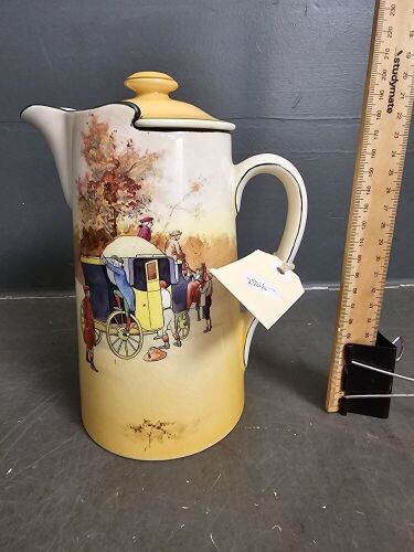 Royal Doulton Coaching Days Coffee Pot Pat No 114107