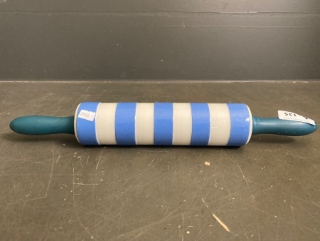 T.G Green & Co. Ltd Blue and White Ceramic Rolling Pin Made in England