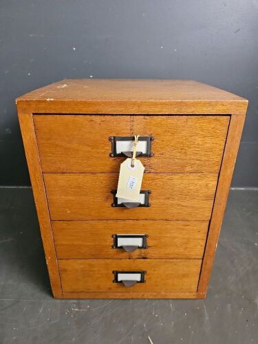 Mid Century Solid Timber File Drawer