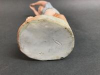 Victorian Bisque Diving Lady Figurine - 5