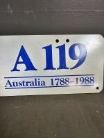 Collectable A.C.T Bicentenial Number Plate - 3