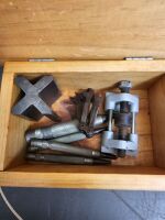 Wooden Box of Metalwork Tools - 2