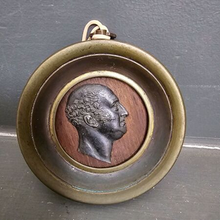 Antique Bronze WWII Plaque of Lt. Gen Manner Marquess of Granby