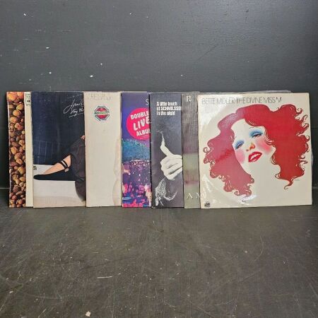 9 Assorted LPs