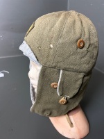 World War 2 Japanese Infantry Winter Uniform Cap - 3