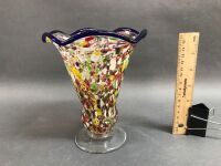 Venetian End of Day Glass Vase