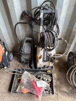 Workzone Electric Pressure Cleaner + 1 Other and various attachments