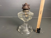 Clear Glass Kerosene Lamp no Chimney - 2