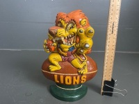 Rare Brisbane Lions Cast Iron Door Stop