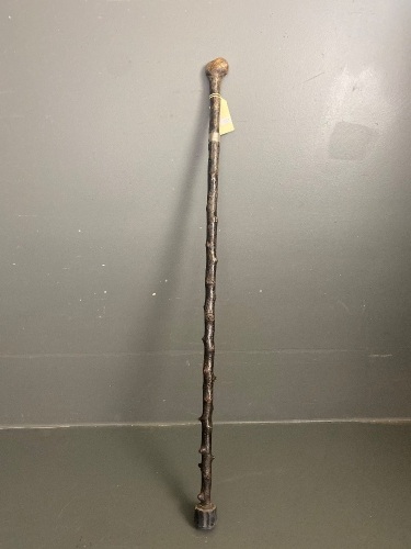 Irish Sheleighly Walking Stick H.M.S.S Collar Birmingham 1874