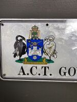 Very Collectable A.C.T 10 ACT Govt. Number Plate - 2