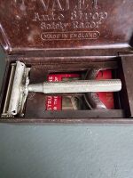 Valet Auto Strop Safety Razor Original Instrument and Blades - 2