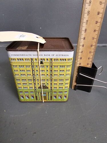 Original Commonwealth Bank Money Box (Solid Base)