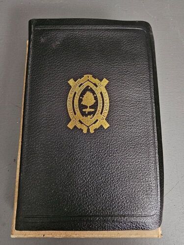 Presbyterian Church King James Bible with Crest Signed Flyleaf 1939