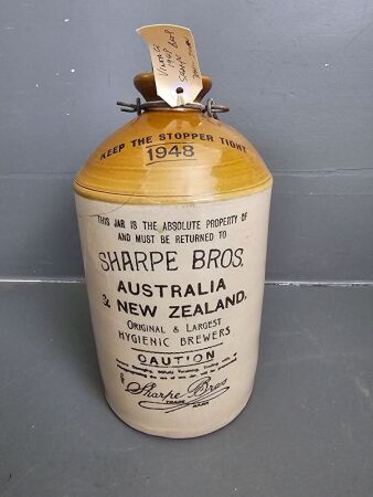 Vintage 1948 Sharpe Bros Demi-John