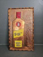 Hand Beaten Copper Bundaberg Rum Sign