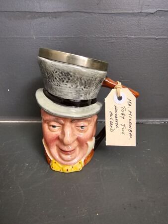 Mr Micawber Toby Jug Lancaster Sandland England