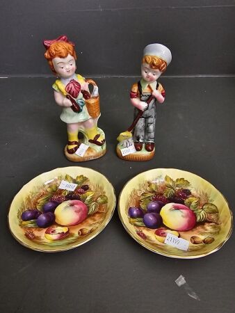 Ainsley Pin Dishes and Misc Figurines