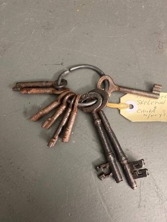 Antique Skeleton Keys & Chubb Safe Keys