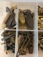 Mixed Lot of Brass Knobs, Hinges and Handles - 2