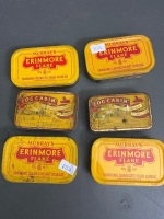 6 Old Tabacco Tins - 2