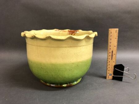 Australian Colonial Pottery Plant Pot c1880's