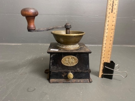 A Kenrick & Sons Patent Antique Coffee Mill