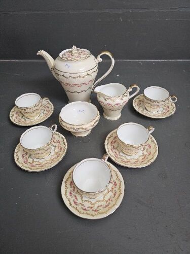 Aynsley Bone China Coffee Set Made in England