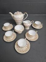 Aynsley Bone China Coffee Set Made in England