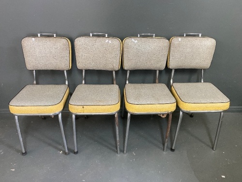 Four Retro Webmaster Kitchen Chairs