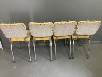 Four Retro Webmaster Kitchen Chairs - 3