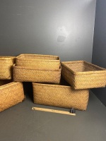 Quantity of Cane Baskets - 3