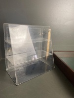 1 x Perspex & 1 x Glass Display Cases - 3